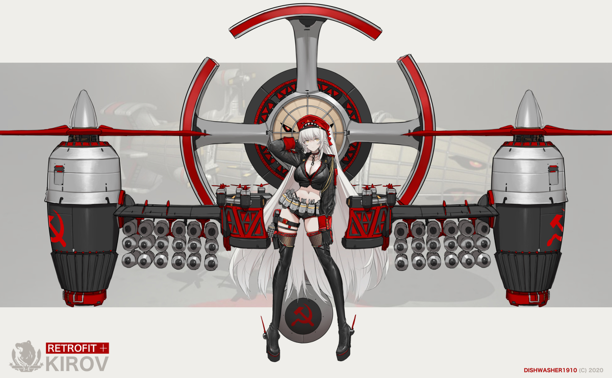 This is a pixiv picture whose title is Kirov reporting.