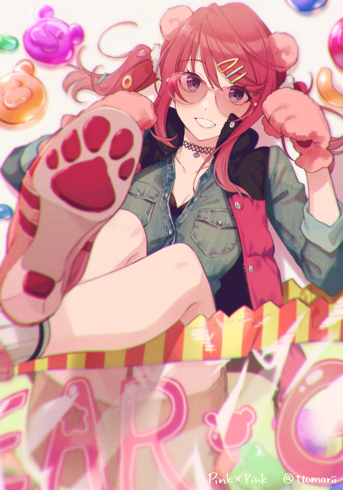 This is a pixiv picture whose title is Pink × Pink.