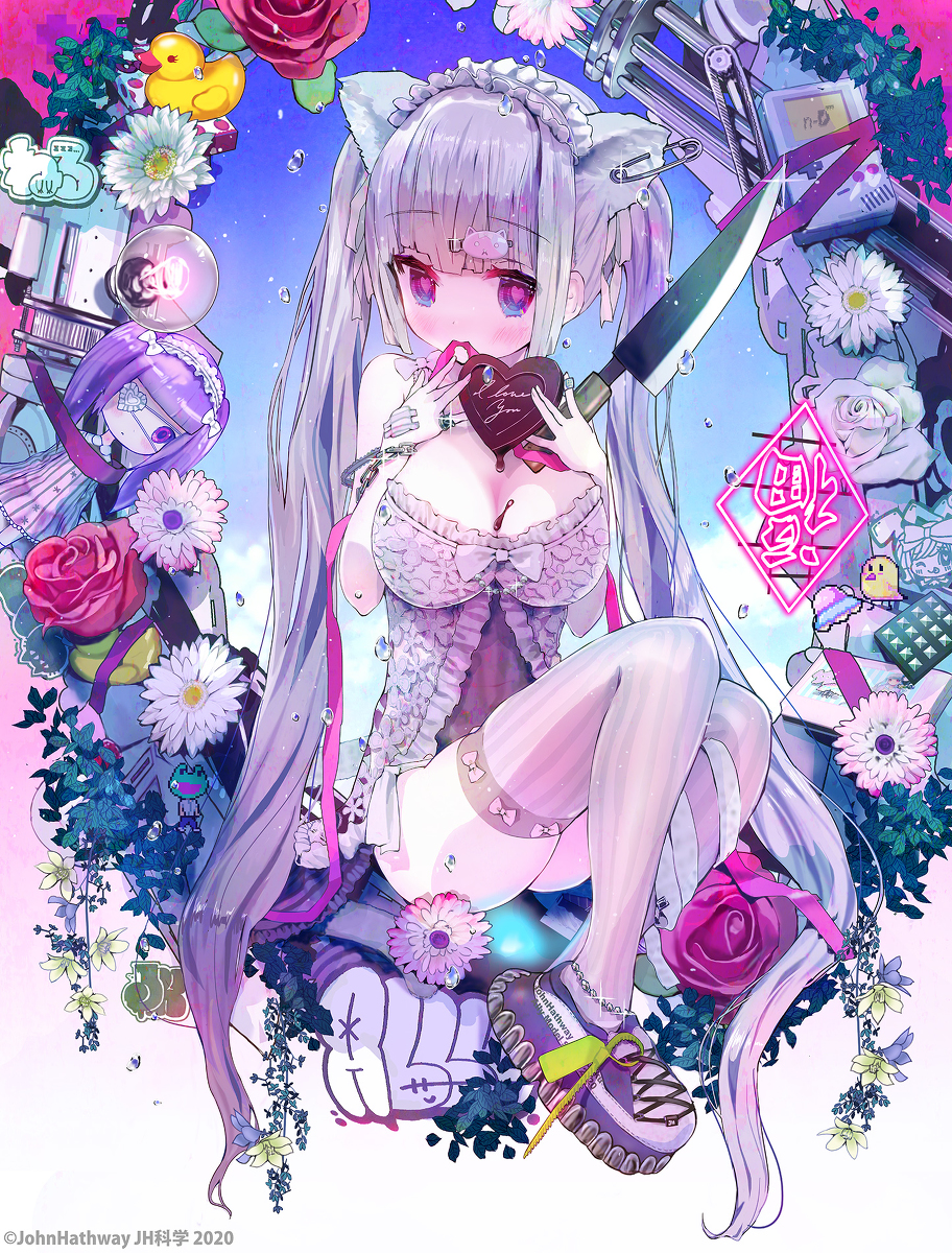 This is a pixiv picture whose title is 猫みみアリーさん.