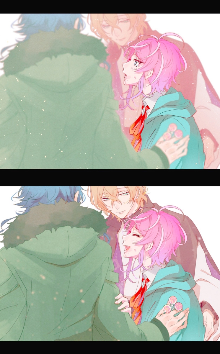 This is a pixiv picture whose title is POSSE.