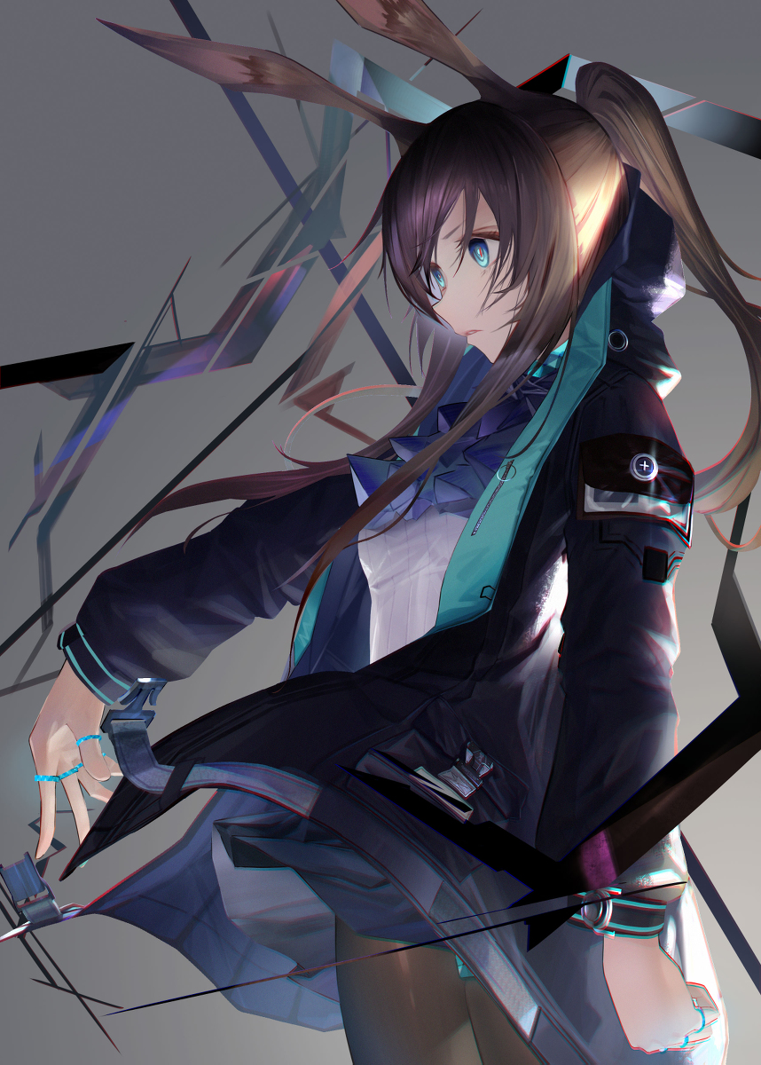 This is a pixiv picture whose title is Amiya.