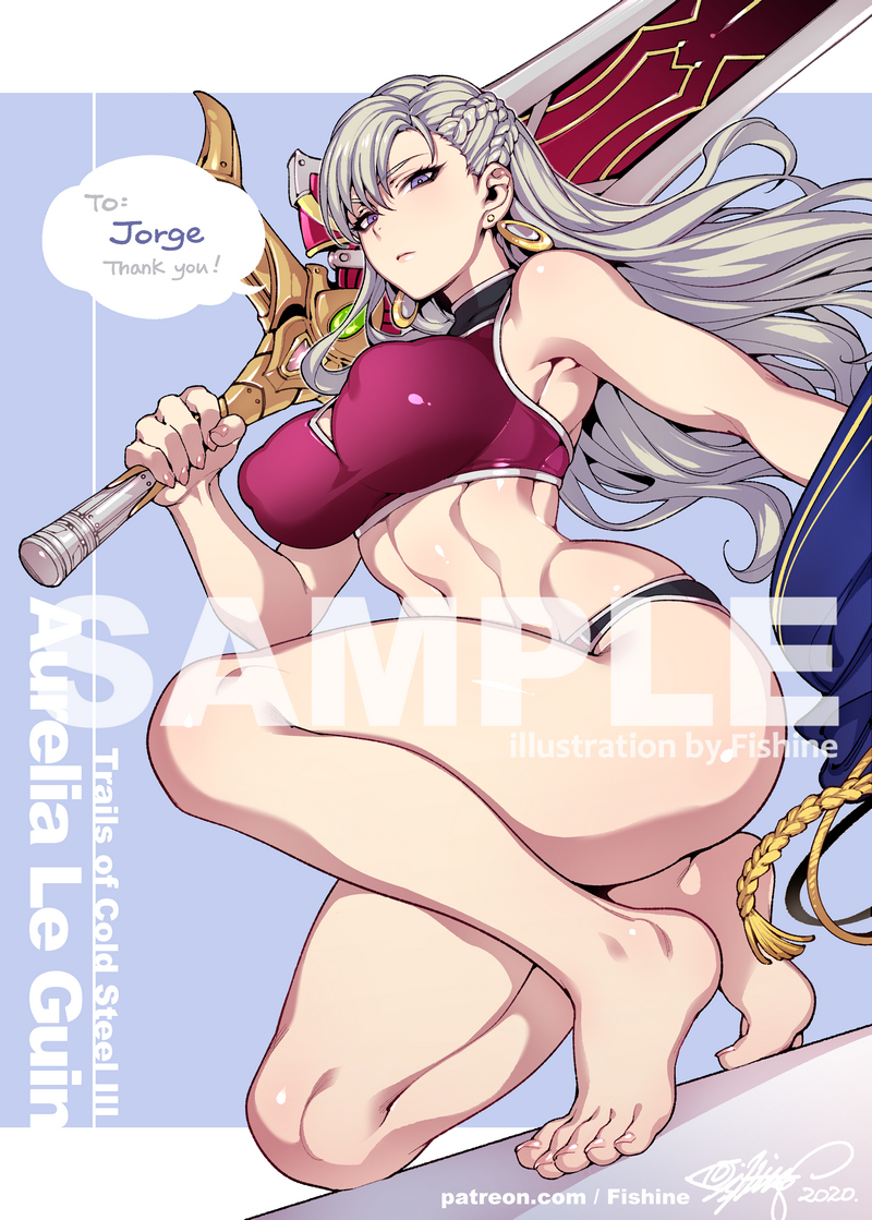 This is a pixiv picture whose title is Aurelia Le Guin (swimsuit).