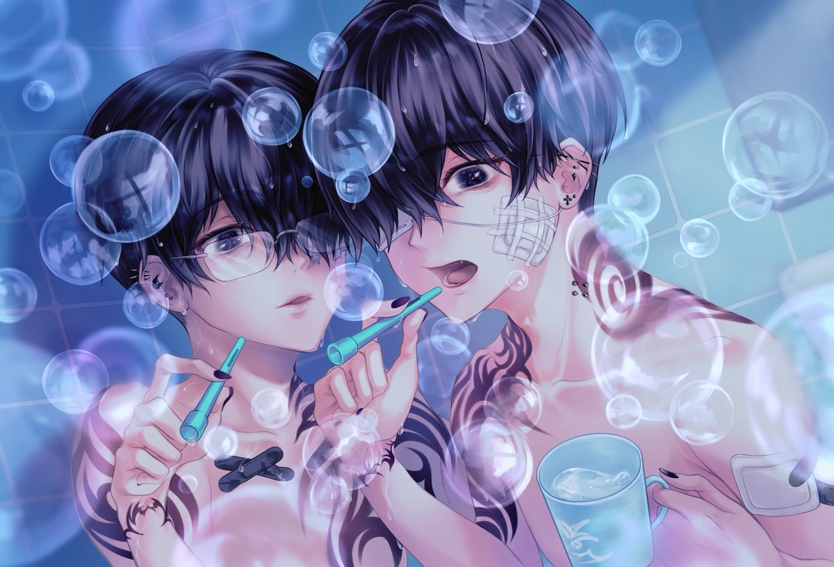 This is a pixiv picture whose title is Twins.