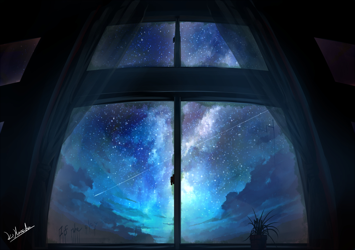 This is a pixiv picture whose title is if -僕だけの世界-.