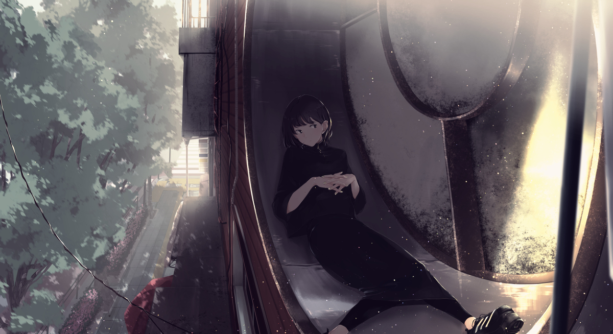 This is a pixiv picture whose title is kuro.