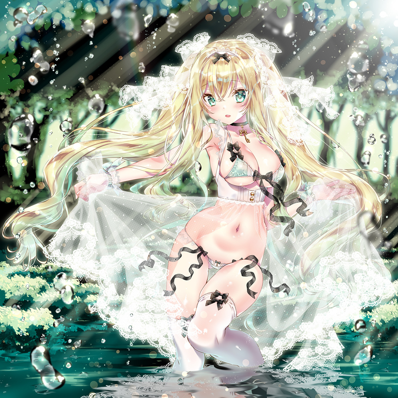 This is a pixiv picture whose title is 深緑の金髪ちゃん.