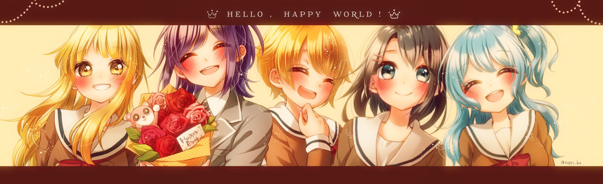 This is a pixiv picture whose title is HELLO, HAPPY WORLD！.