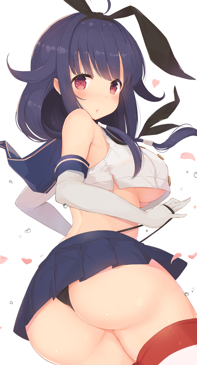 This is a pixiv picture whose title is 島風大鯨ちゃん.