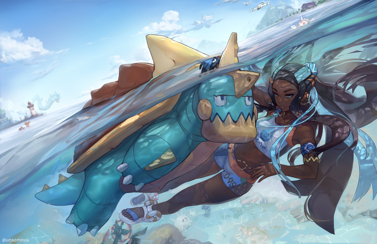 This is a pixiv picture whose title is Nessa - ルリナ.