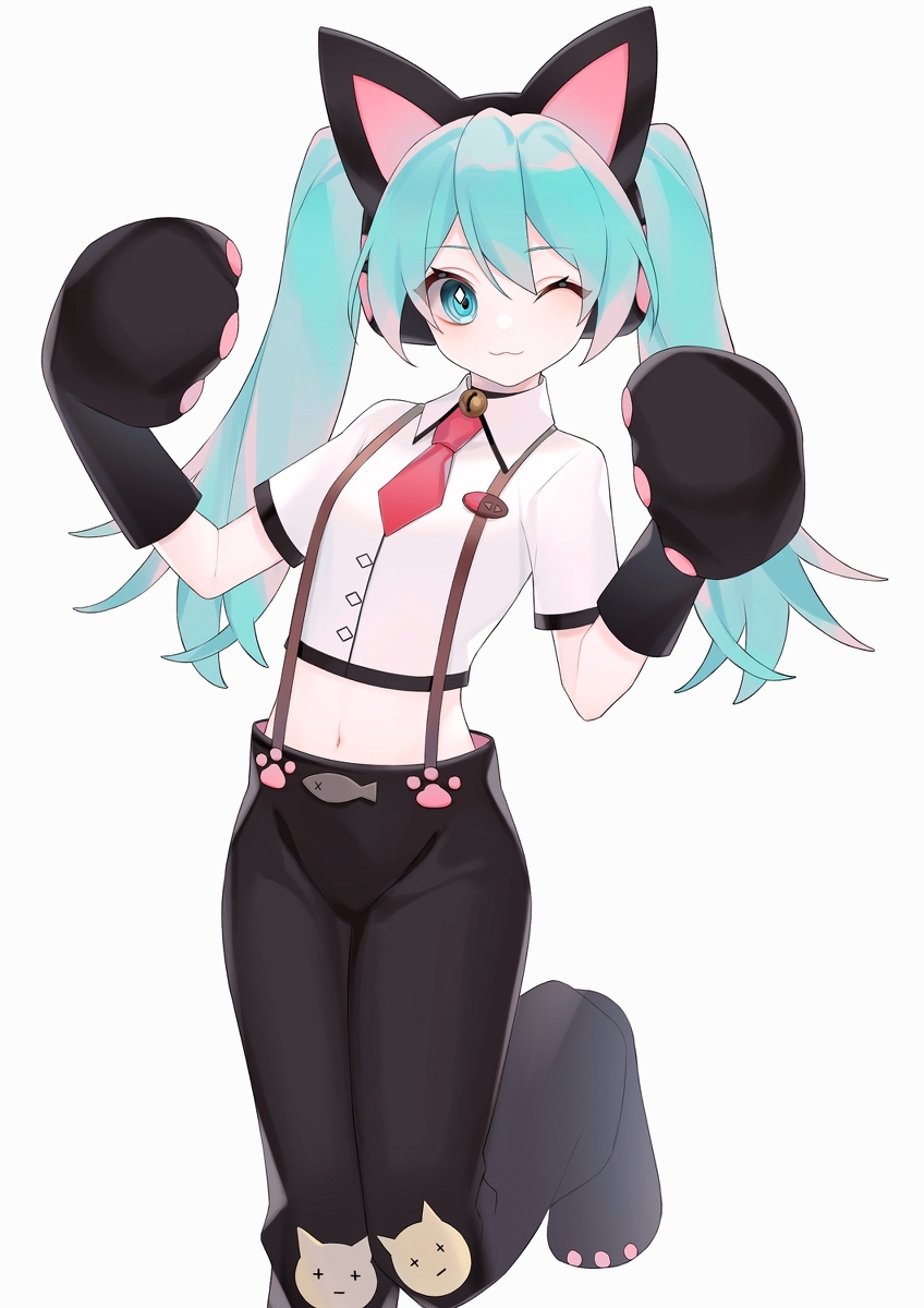 This is a pixiv picture whose title is にゃんこ.