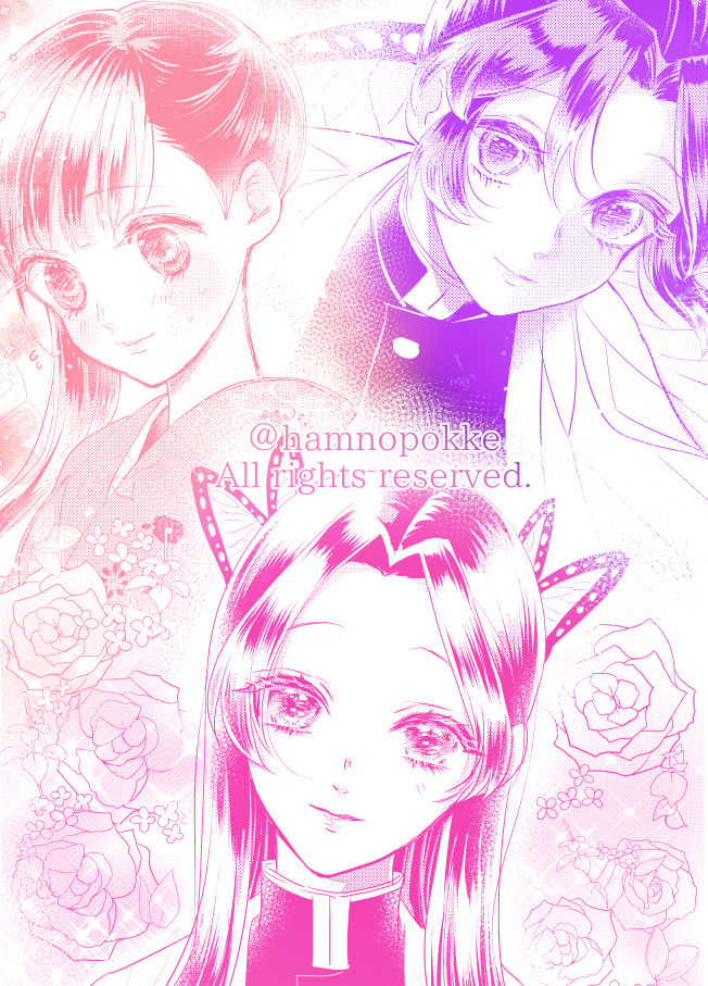 This is a pixiv picture whose title is 胡蝶姉妹.