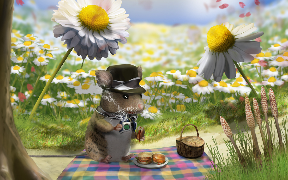 This is a pixiv picture whose title is ピクニックに行く.