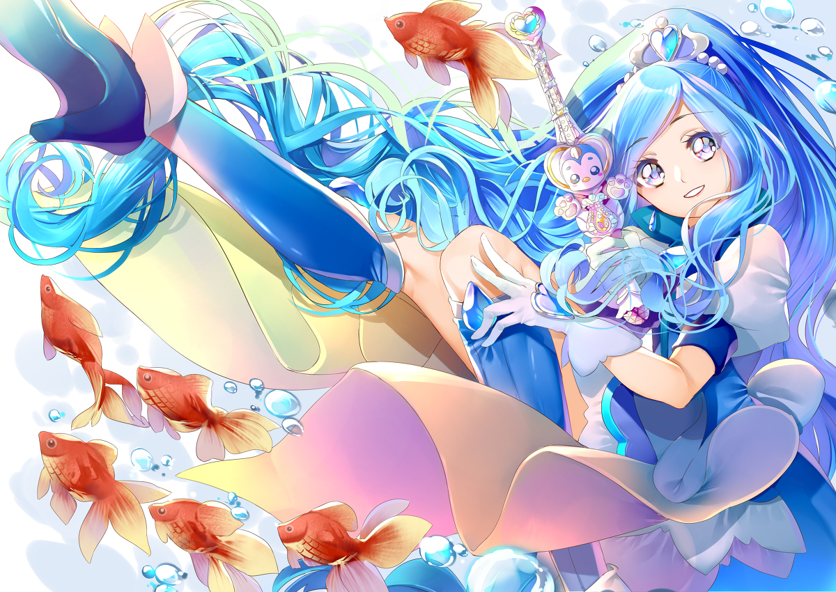 This is a pixiv picture whose title is キュアフォンテーヌ.