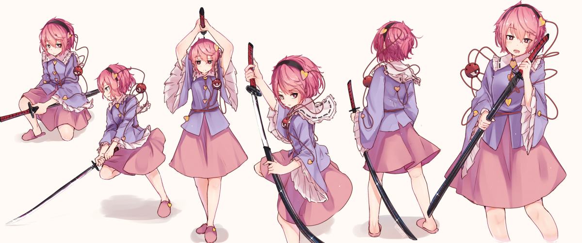 This is a pixiv picture whose title is 素振り.