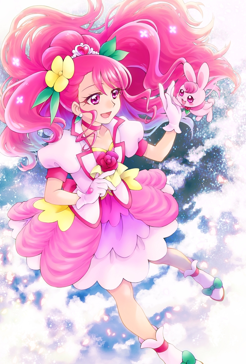 This is a pixiv picture whose title is キュアグレース生誕祭.