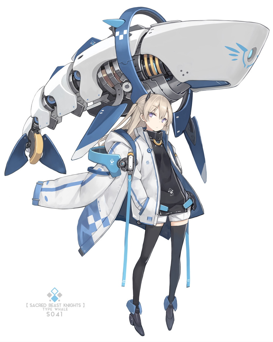 This is a pixiv picture whose title is クジラ型メカ.