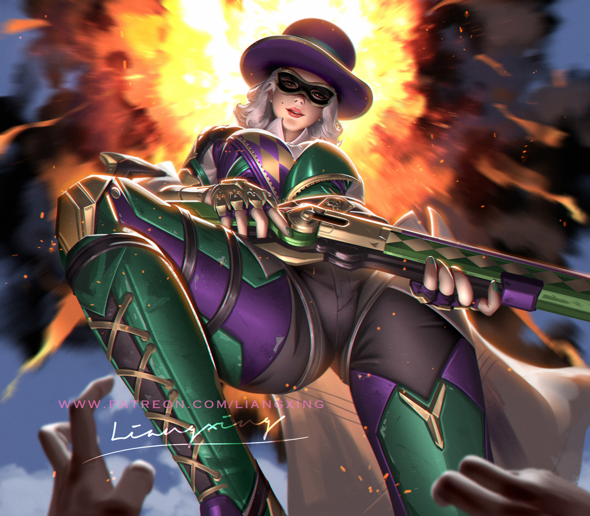 This is a pixiv picture whose title is Ashe.