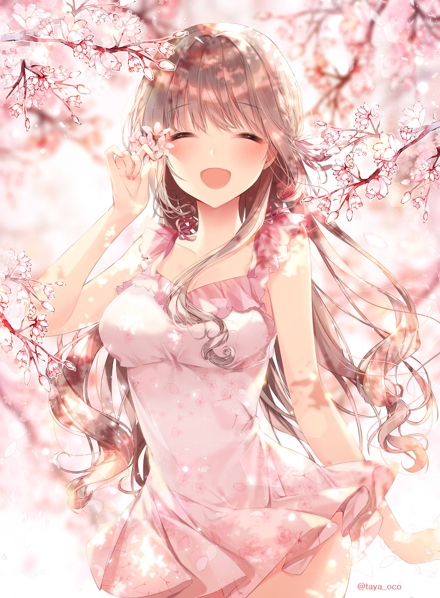 This is a pixiv picture whose title is 🌸似合いますか？🌸.