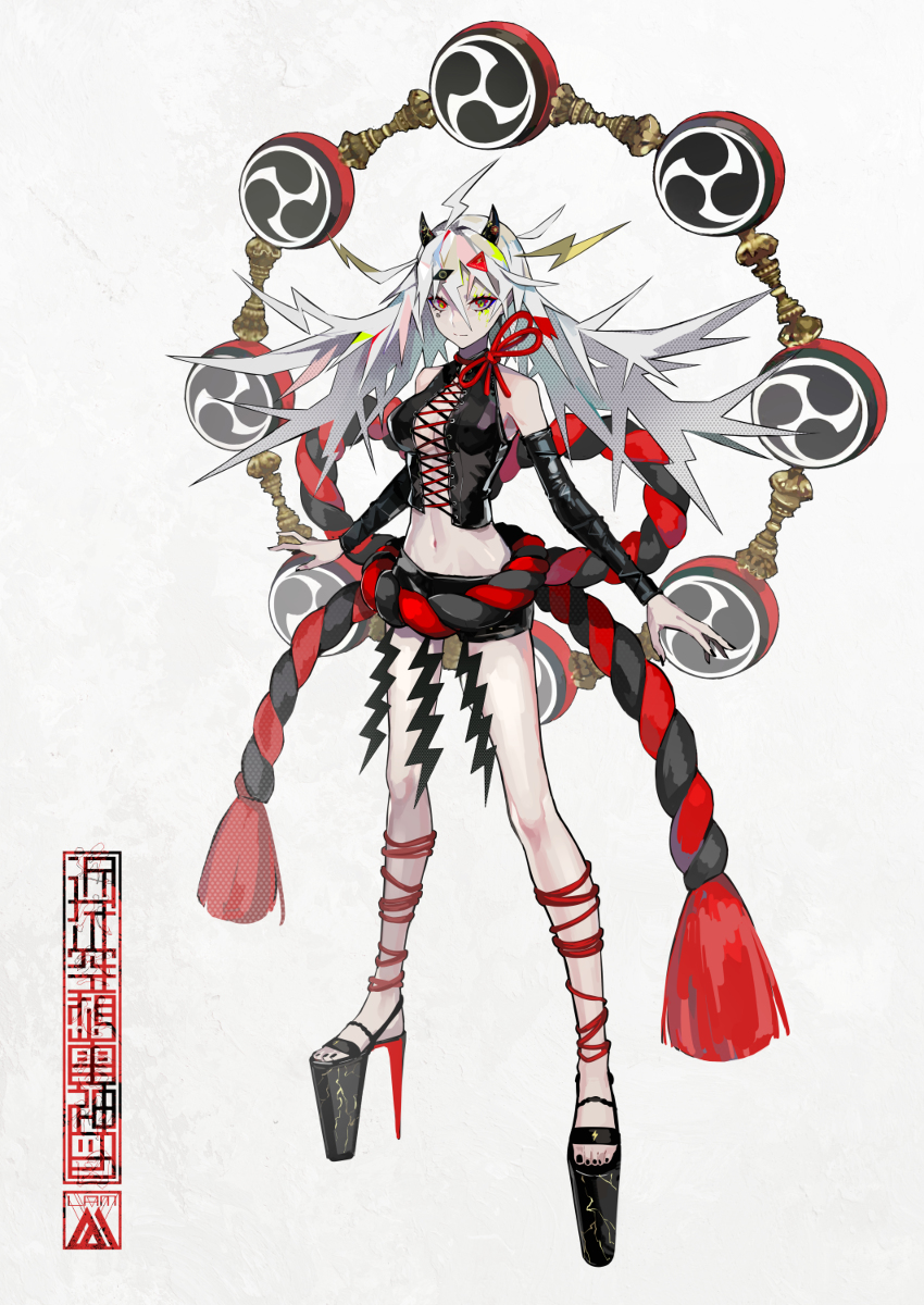 This is a pixiv picture whose title is 雷神.