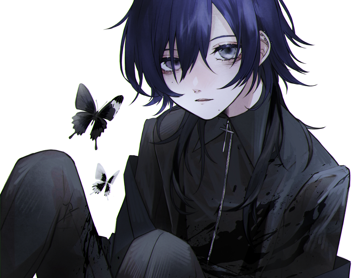 This is a pixiv picture whose title is 蒼.