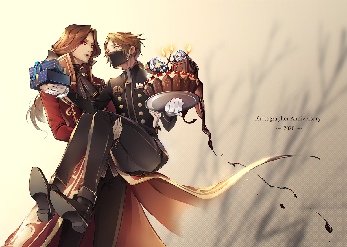 This is a pixiv picture whose title is 【写納】ジョゼフさん記念日【マクベル】.