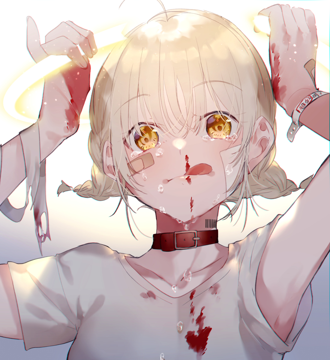 This is a pixiv picture whose title is 「バイバイ。」.