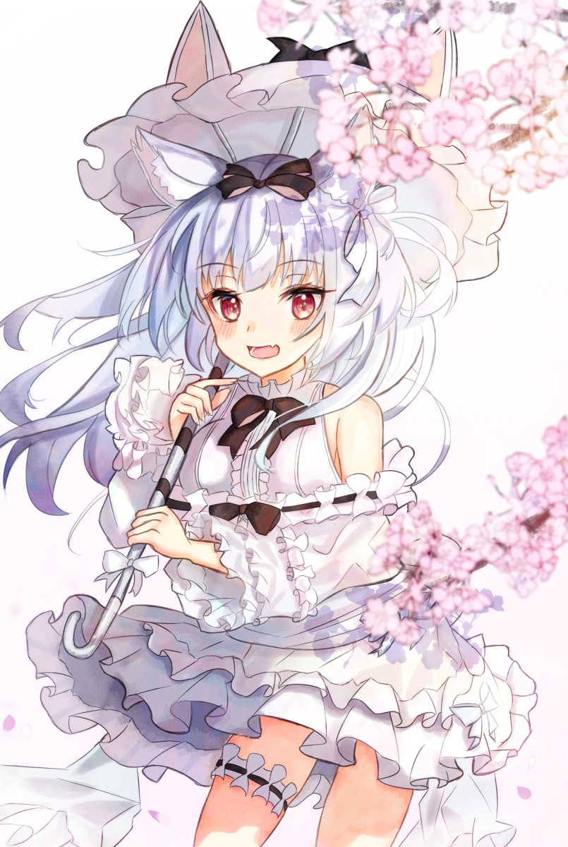 This is a pixiv picture whose title is 雪風.