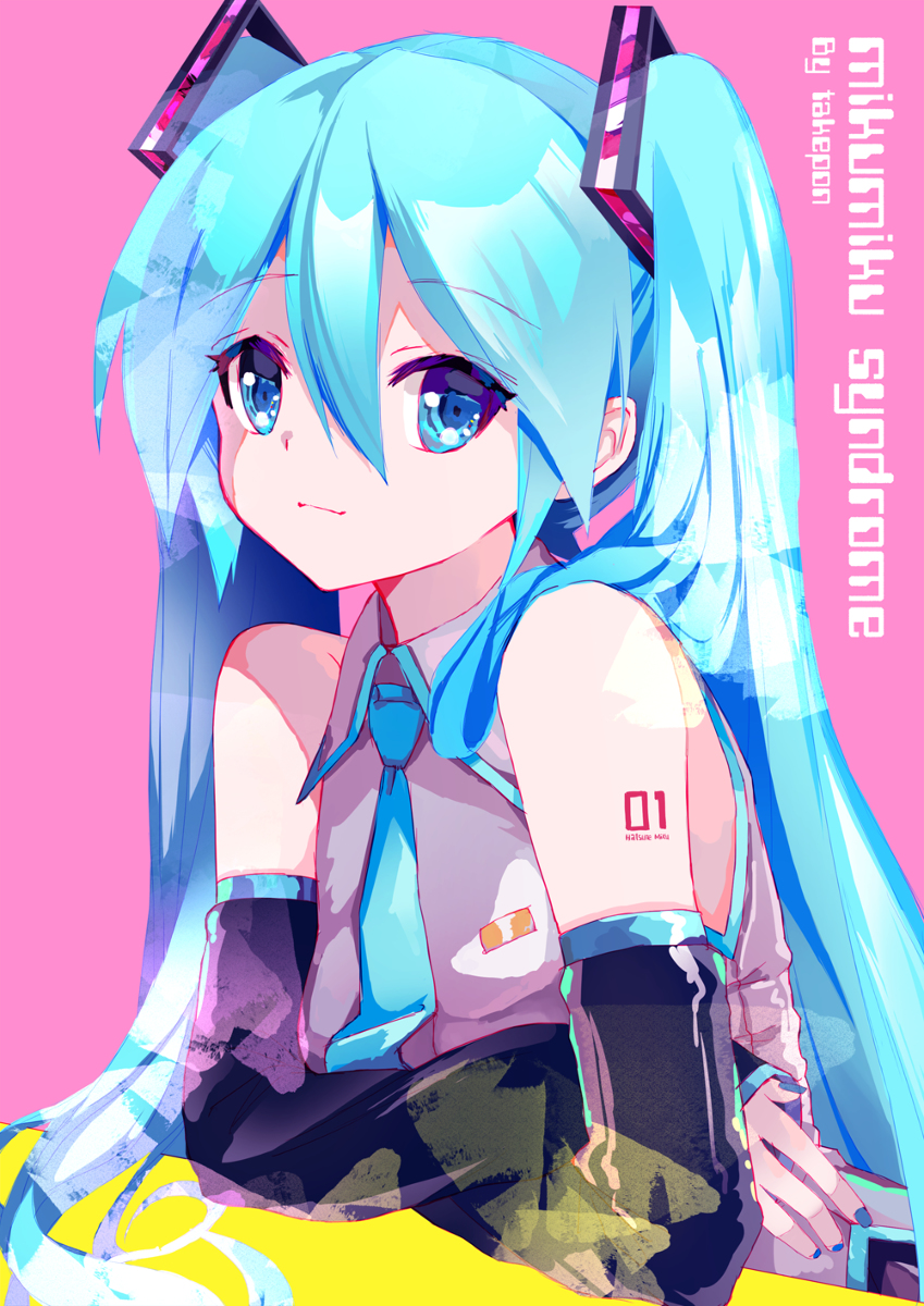 This is a pixiv picture whose title is mikumiku syndrome.