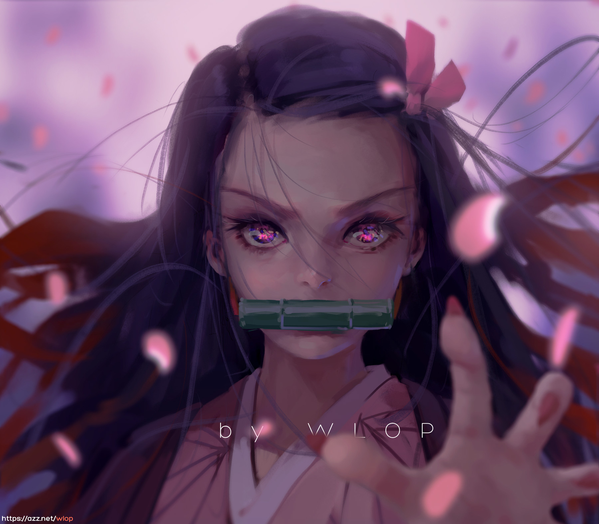 This is a pixiv picture whose title is 鬼滅の刃.