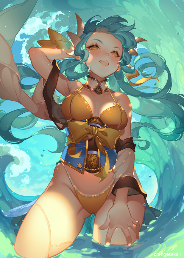 This is a pixiv picture whose title is 清姫.