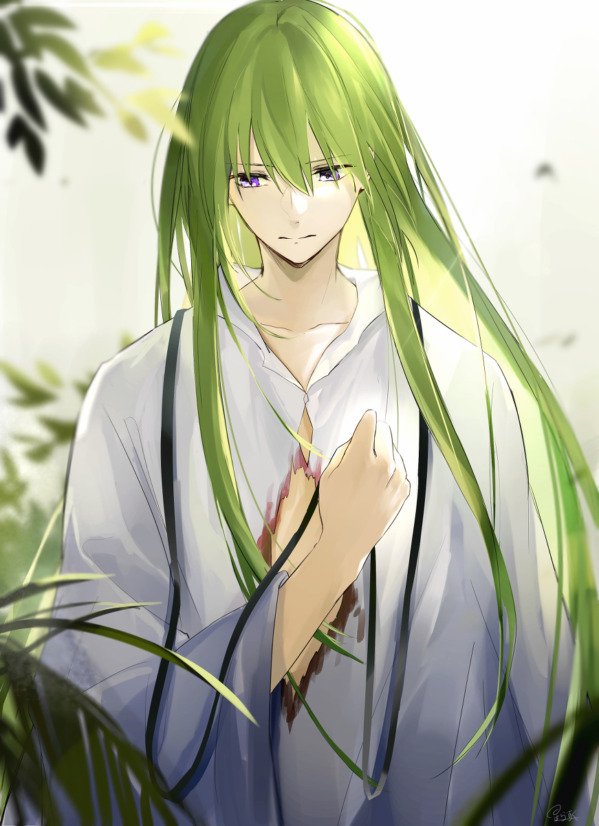 This is a pixiv picture whose title is 僕は…エルキドゥじゃない.