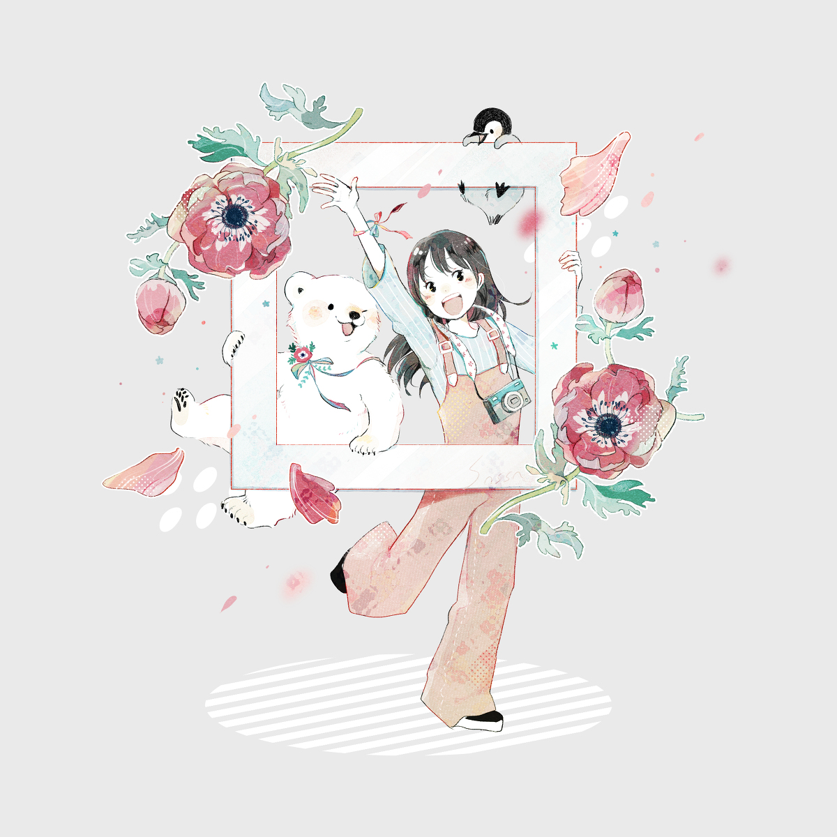 This is a pixiv picture whose title is 【今日の極地】3/14.