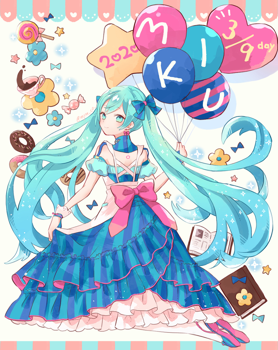 This is a pixiv picture whose title is 初音ミク.