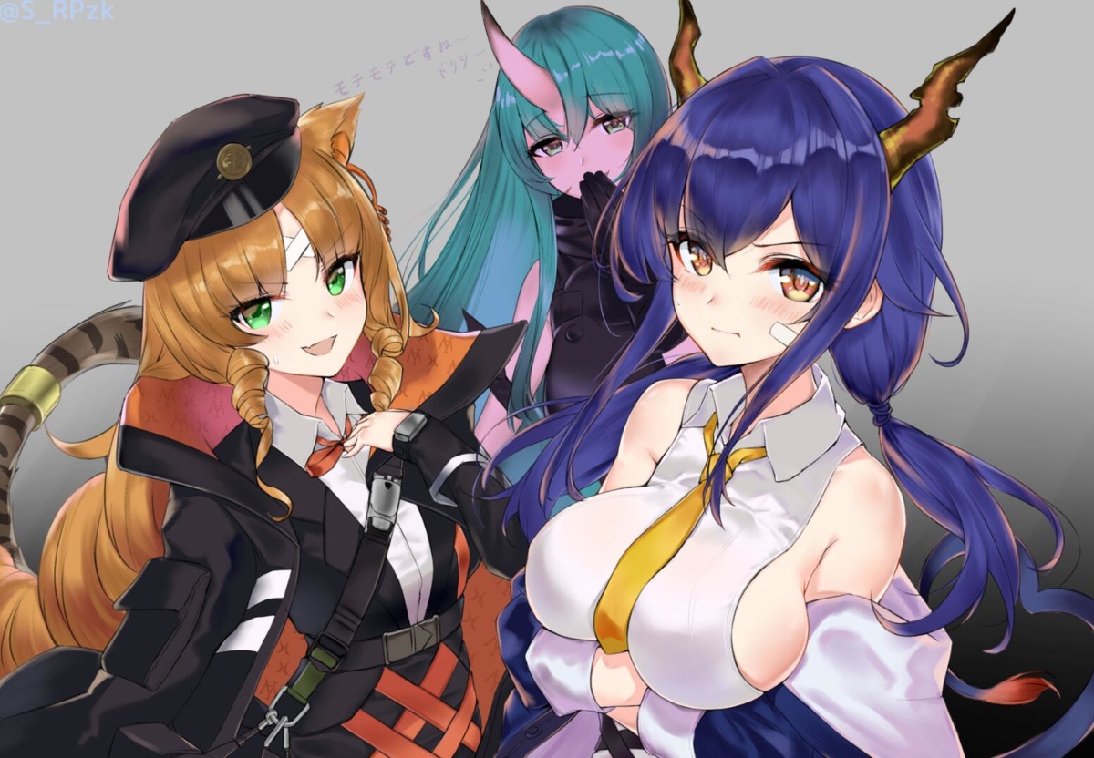 This is a pixiv picture whose title is 龍争虎闘.