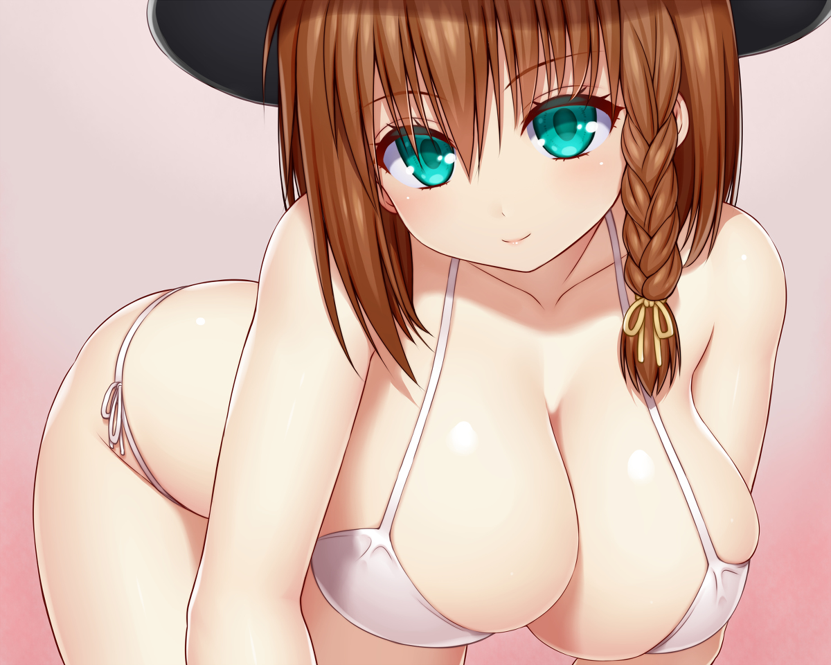 This is a pixiv picture whose title is ホワイトデービキニ.