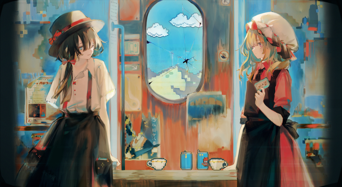 This is a pixiv picture whose title is 🚞.