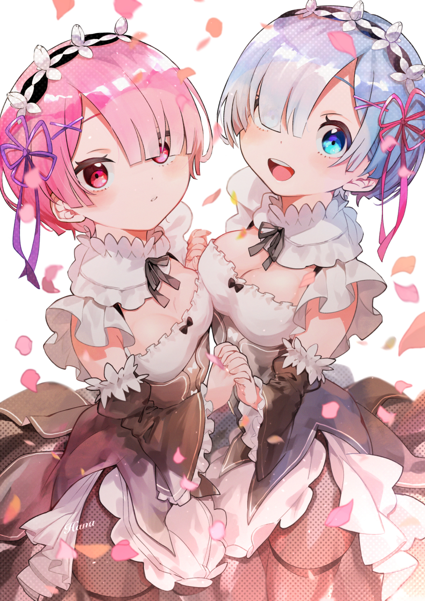 This is a pixiv picture whose title is 春の双子.