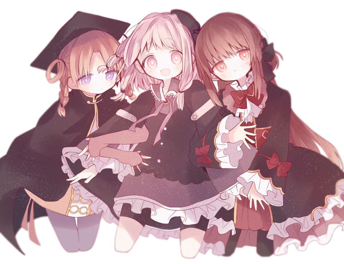 This is a pixiv picture whose title is マギレコで好きな3人組.