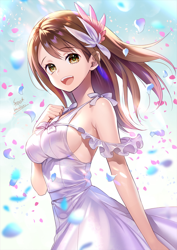 This is a pixiv picture whose title is 春のいぶき.