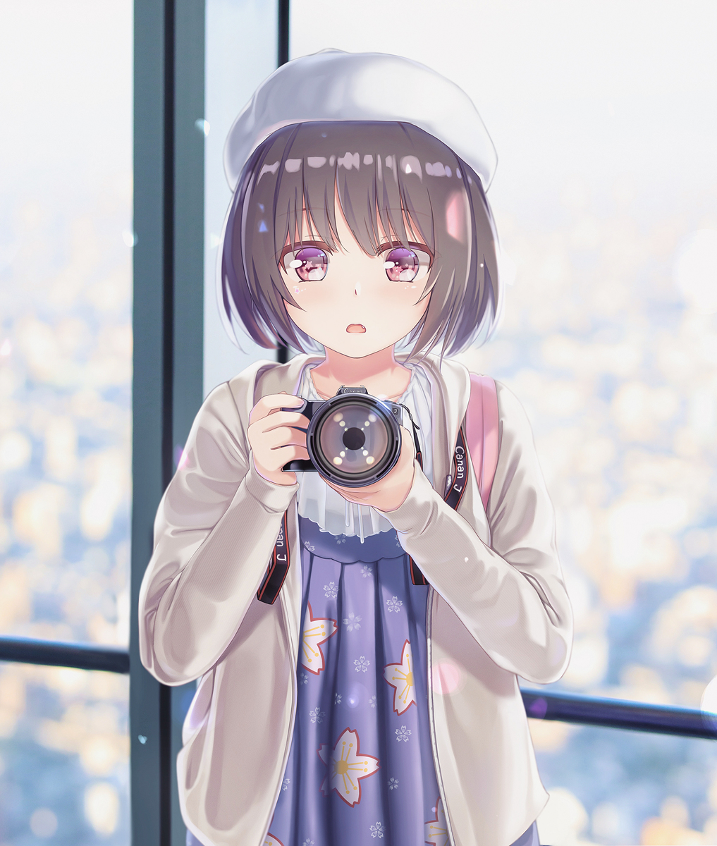 This is a pixiv picture whose title is 【これ重いよね。ほら、動かないで】.