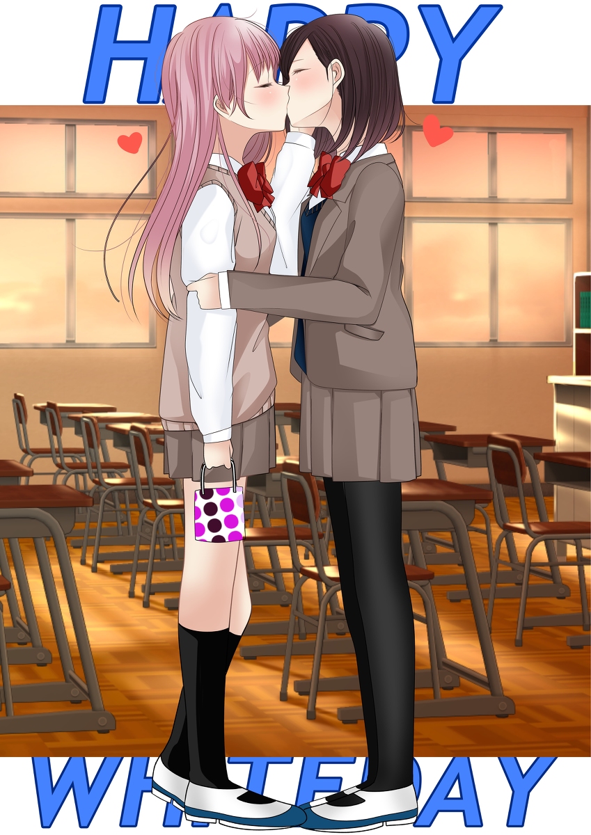 This is a pixiv picture whose title is ✨💕色々な創作百合まとめ💕✨.