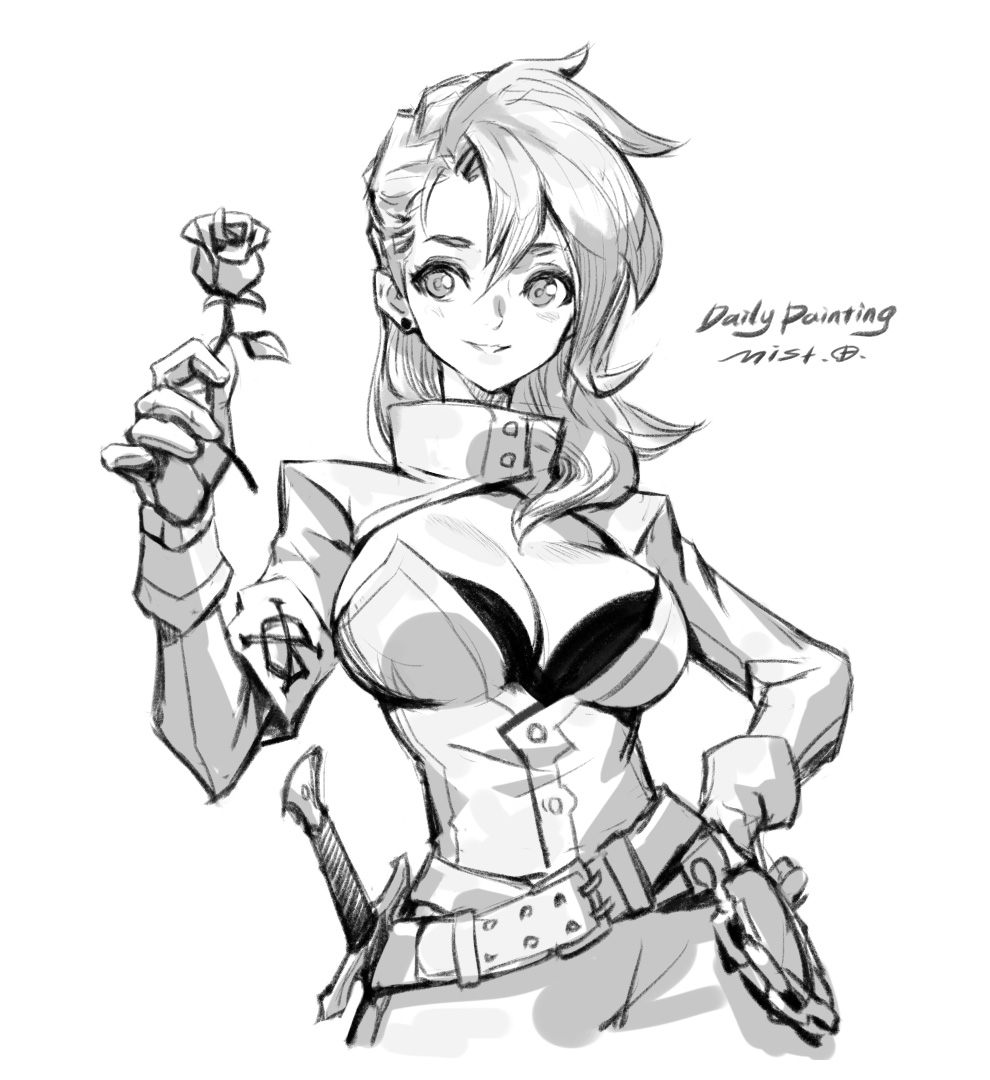 This is a pixiv picture whose title is daily painting.