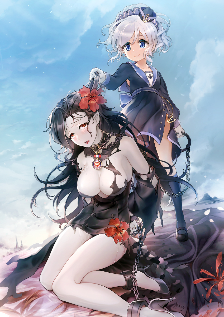 This is a pixiv picture whose title is 俘获.