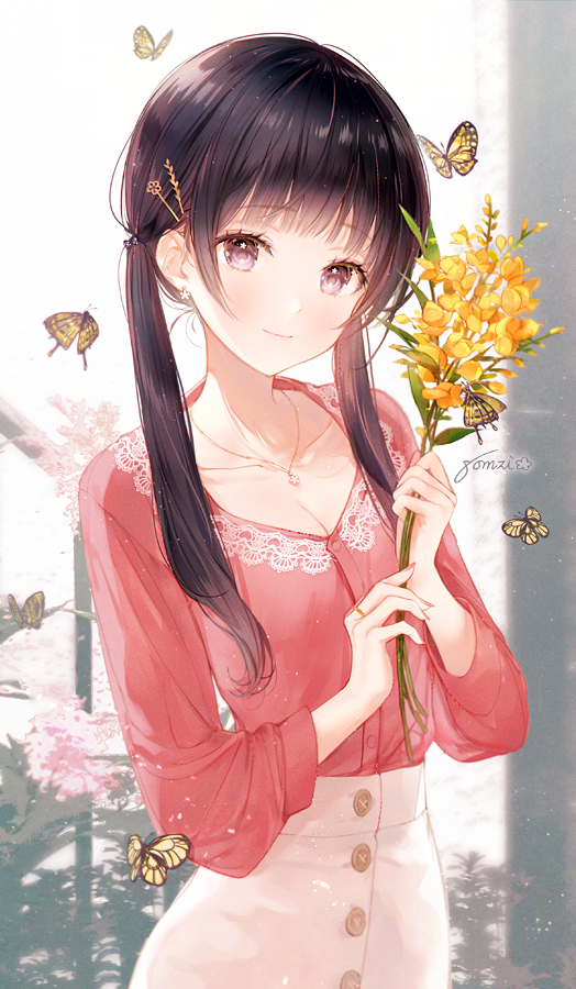 This is a pixiv picture whose title is Freesia.