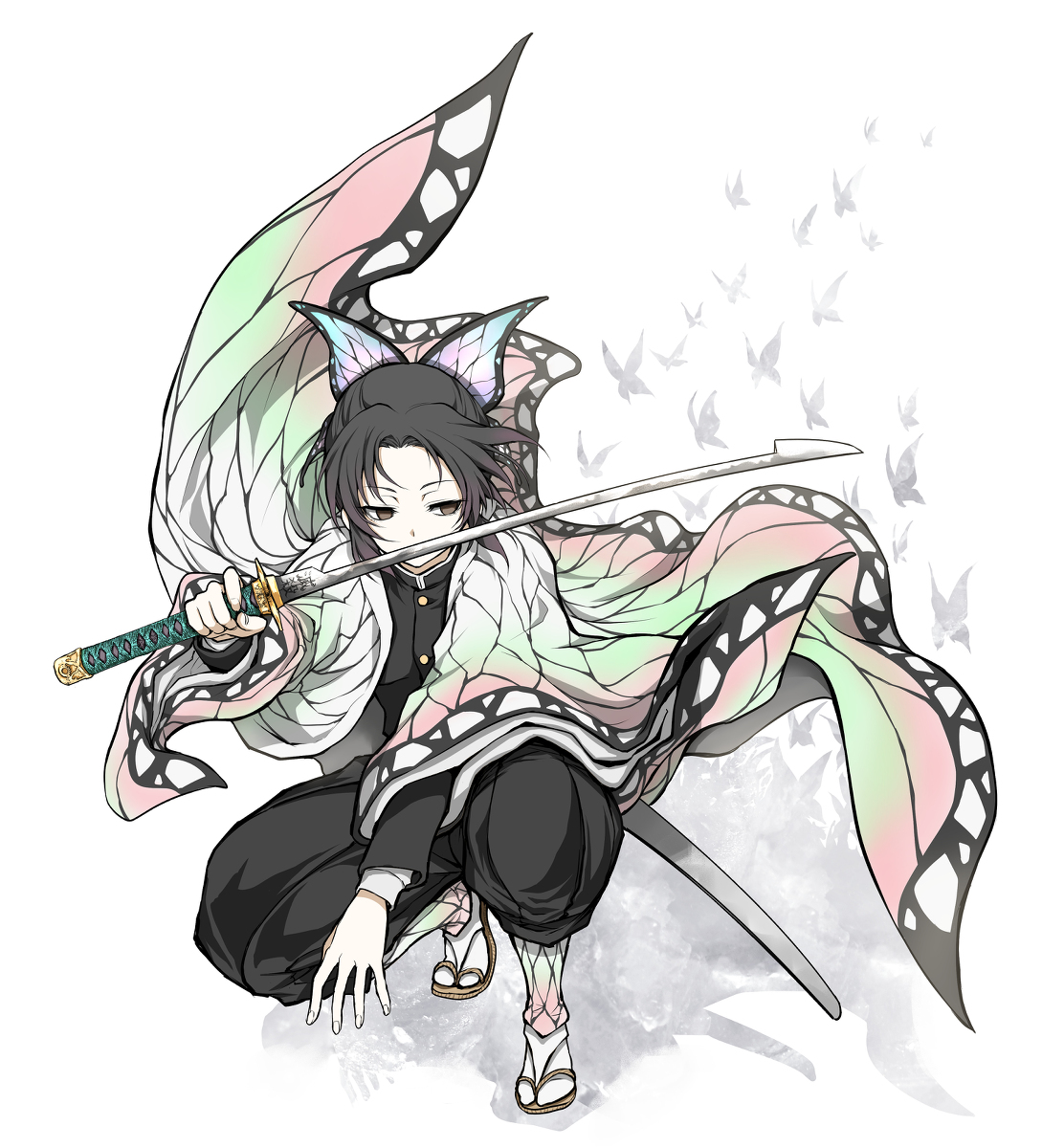 This is a pixiv picture whose title is 蟲柱.