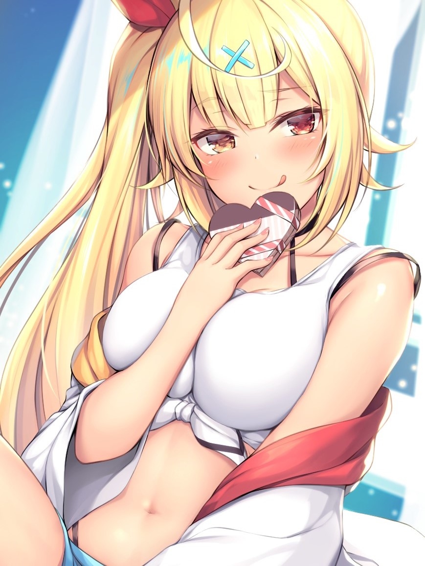 This is a pixiv picture whose title is チョコとほしかわぁ.