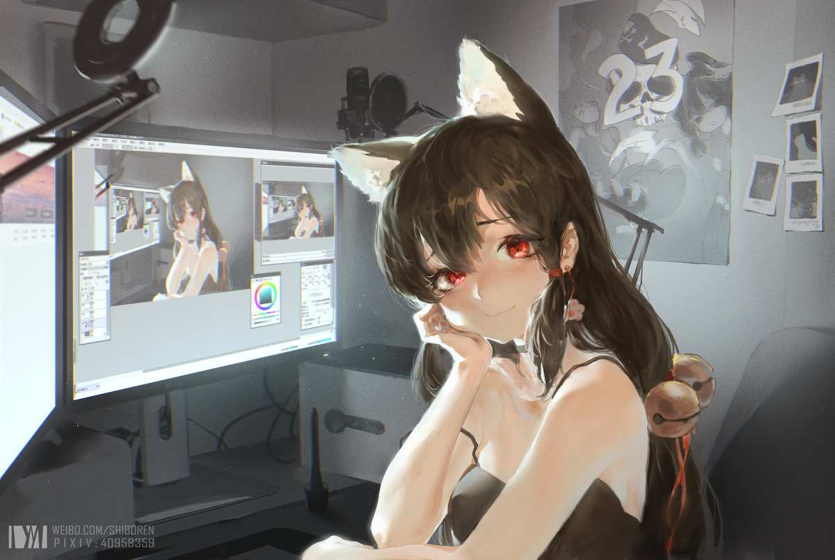 This is a pixiv picture whose title is 无题.