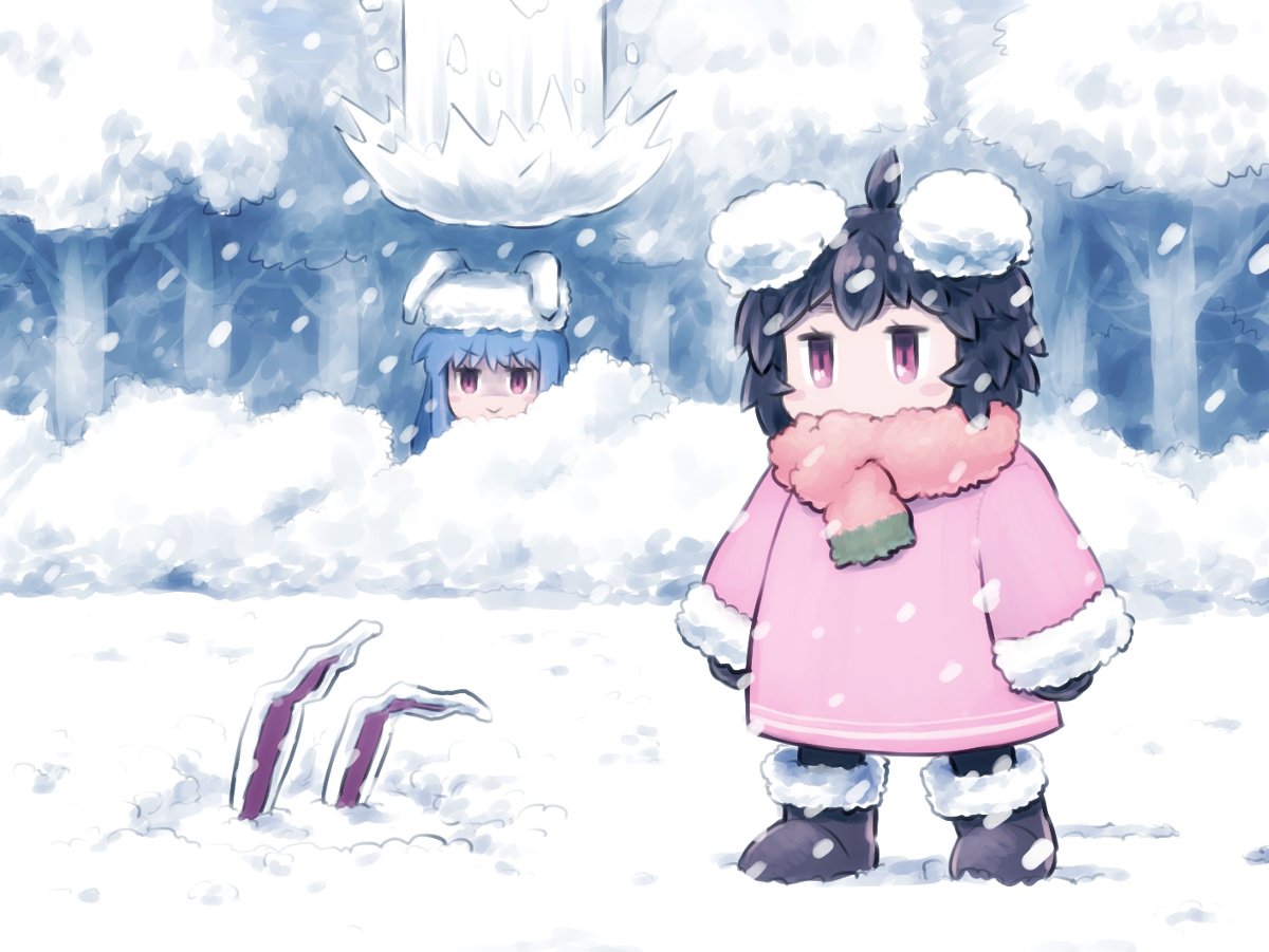 This is a pixiv picture whose title is ☃.