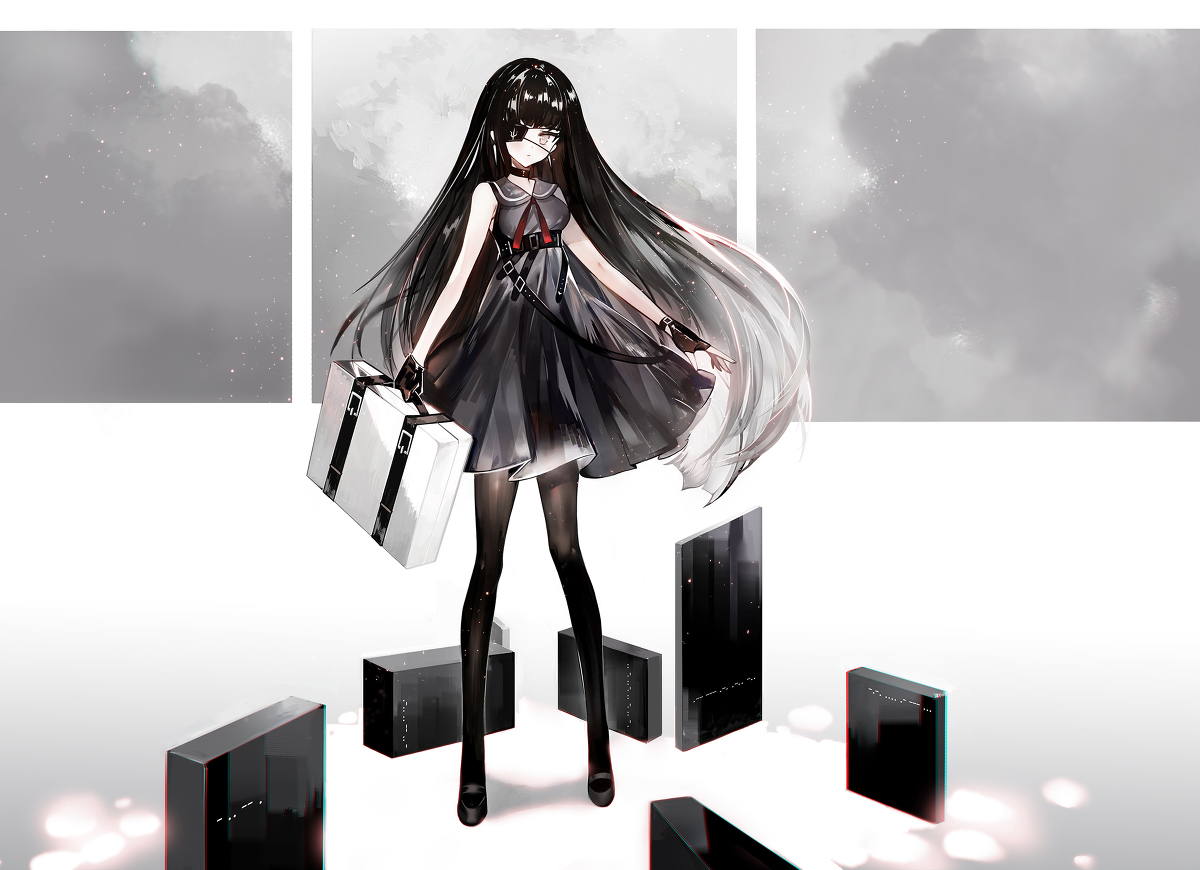 This is a pixiv picture whose title is 時間の果て.