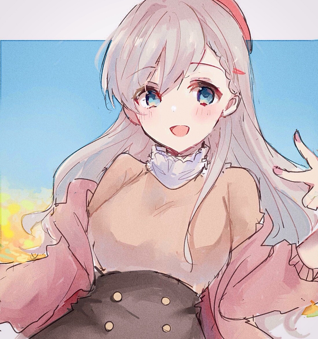 This is a pixiv picture whose title is はーちゃんと春のデート.